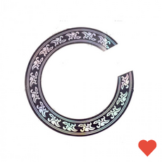 데코스티커 사운드홀 데칼 스티커 어쿠스틱, 사운드홀데칼GD02626, 1개