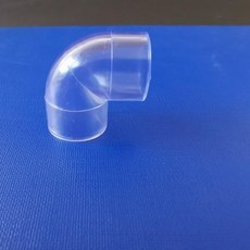 good 彎頭直角彎頭透明三通透明管件3分接頭給水管魚缸配件16, 1個, 彎頭