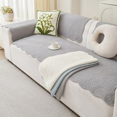 사계절 소파패드 2-4인용 순면 워싱 미끄럼방지 부드 양질 프렌치 세이코