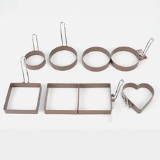델키 논스틱 코팅 계란틀 논스틱코팅 하트 샌드위치 모양틀 요리틀 주방 프라이팬 후라이틀, 1개