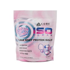 Core Nutritionals Iso Clear 분리 유청 단백질 | 저칼로리 탄수화물 및 지방 락토스 프리 소화하기 쉬움 20g 무설탕 0.5kg(1파운드) (펀 스위트, 1개