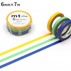 莫莫日貨 新裝上市 日本原裝進口 mt slim系列 和紙膠帶 slim G 三捲組 MTSLIM13R, 1個