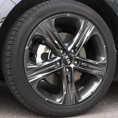 [비브랜드] 피그파인더 18인치 전용 휠마스크 시트지 튜닝 몰딩 스크래치 기스보호 커버 방지 드레스업 스티커 자동차용품 K5DL3 호환, B타입_유광화이트, 1개