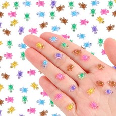 해외 WOZADU 공예용 작은 꿀벌 200개 미니 레진 인형의 집 미니어처 물건 요정 정원 마이크로 조경 장식용 동물 미국매장정품+ 1724387, .0006.Turtles.