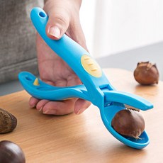 «板栗開口器» 板栗夾開口神器 生板栗劃口刀割工具 板栗開殼夾子栗子鉗刀開殼剪, 老款板栗夾1個, 1個