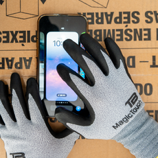 공구브라더스 매직그립 200 다목적 안전장갑 코팅장갑 스마트폰 터치 미끄럼방지, 1개, L