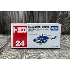 《GTS》TOMICA 多美小汽車 NO24 川崎重工 BK117 C-2 直升機 392279, 1個