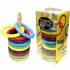 고리던지기 게임 링 던지기 놀이 훌라후프 조작 스포츠 용품 어린이 장난감 체육 활동 실내, 본상품