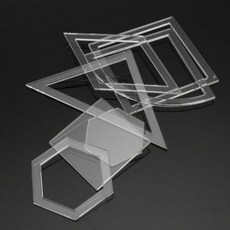 퀼팅 템플릿 54개 아크릴 퀼트 스텐실 세트 재봉 패치워크 프로젝트 패턴 퀼터 스타일링 도구 서클 헥사곤 사각 삼각형 다이아몬드 하트 DIY 공예용, 퀼팅 템플릿 54개 아크릴 퀼트 스텐실 세트 재봉 패치