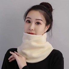 더이케이 방한 목도리 보온 목토시 겨울 스포츠넥워머 심플 WD1C599, 블랙