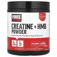 새해 건강을 선물하세요 Force Factor 크레아틴 + HMB 분말 무맛 250.8g(8.85oz) 특별관리진행, ForceFactor크레아틴HMB분말무맛2508g885, 1개