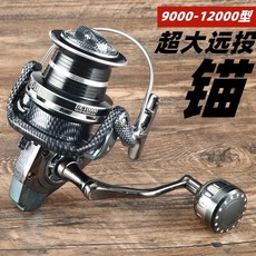好貨下殺 捲線器漁輪釣輪，全金屬超大遠投輪，適用於錨魚，紡車魚線輪, 遠投 DE   12000型號