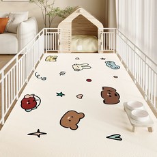 에스이스타 강아지미끄럼방지장판, 1개, 작은 강아지 머리 HZ