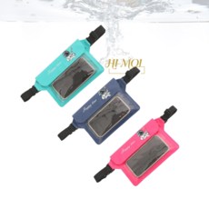 하이모이 컬러풀 대형 크로스백 방수팩, 1개, 쿨링민트