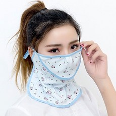 얼굴햇빛가리개 자외선차단마스크 여름 UV 골프 안면