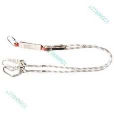 高空作業安全繩耐磨工地施工保險帶防墜落, 雙鉤帶緩衝-經典款, 1個