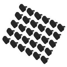 재사용 가능한 실리콘 가드 내구성 실리콘 발 패드 에어 프라이어 범퍼 30개