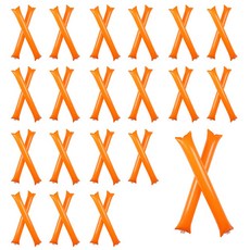 오드상회 응원용 풍선막대 막대풍선 풍선막대스틱 40개세트, 1세트, 주황