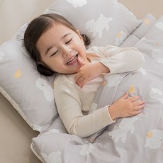 아리베베 순면 사계절 리버시블 어린이집 낮잠이불세트, 바니와당근