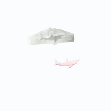 속비누몰드 실리콘몰드 동물몰드 꽃몰드 DIY재료, [DS_09_11] 샤크