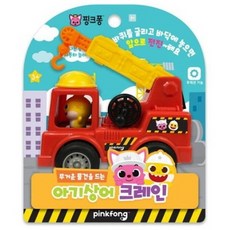 핑크퐁 아기상어 크레인, 1개, 레드