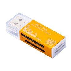 메모리 스틱 T-Flash/M2/MS 카드 리더기용 USB 2.0 카드 리더기 4 in 1 멀티 카드 리더기 메모리 어댑터, 금