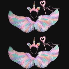 Regency派對用V型天使翅膀 3種 2組