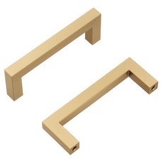 Heritage Designs 컨템포러리 풀 96mm(3-3/4인치) 중앙에서 중앙까지 브러시드 황동 마감 (10팩) 136059