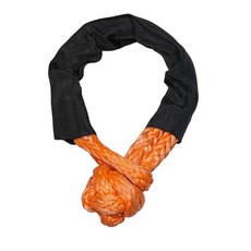 톤 소프트 섀클 노트 로프 트럭 보호 슬리브가 헤비듀티 오프로드 복구 견인, 1개, 1. ORANGE