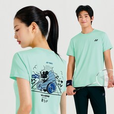 요넥스 269TR010F 배드민턴 여성 기본 반팔 티셔츠 이지웨어