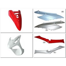 EG部品 奔騰G4 LBG 機車車殼 烤漆 內裝 (附發票), 銀, 1個