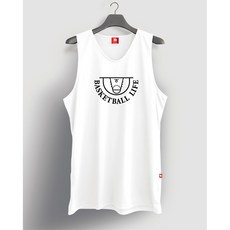 더림 농구 유니폼 민소매 슈팅져지 빅사이즈 커스텀 단체 제작 화이트