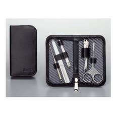 【海夫健康生活館】日本GB綠鐘 匠之技 鍛造鋼 修容5件組 旅行隨身包(G-3106), 1個