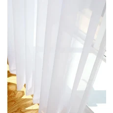 주방 창문용 유럽 단색 흰색 시어 커튼 거실용 얇은 명주 그물 커튼 모던 보일 커튼 창문 처리 드레이프