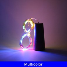 10 PCS LED 문자열 조명 병 코르크 와인 별이 빛나는 램프 밤 DIY 파티 크리스마스 웨딩 장식, RGB