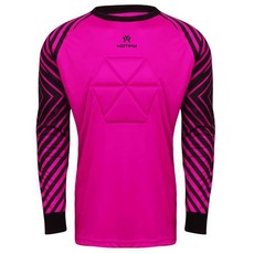 MOTINY Soccer Goalie 저지 - 프로 시리즈 - 가슴 및 팔꿈치 패드 - 빠른 건조 원단 - 인체 공학적 핏 - 향상된 내구성 핑크 L