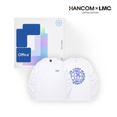 한컴오피스 2024 1PC Only 영구사용 가정 및 학생용 한컴2024 MLP 배송형 [한글과컴퓨터 x LMC 콜라보 티셔츠 롱슬리브], 한컴 가정용 2024+롱슬리브 L