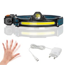 cob LED 충전식 센서동작 낚시 줌 등산 랜턴 헤드랜턴 mur555qB
