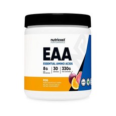 뉴트리코스트 EAA 파우더 패션 프룻 오렌지 구아바맛, 330g, 1개