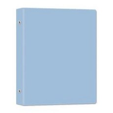 簡約風多色文件夾 輕巧易攜帶辦公文件收納整理必備, 藍, 1個