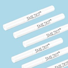 SMILEKIT 牙齒美白筆 三支入組，快速便捷美白，溫和不刺激，隨時展現自信笑容, 5個, 2ml