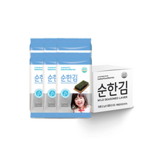 순한김 아기반찬 아기 김 저염김, 2g, 1개
