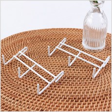 와이어 네트망 트리플 후크 네트망훅 공간활용 열쇠 헤어드라이어 주방조리도구 다용도 걸이, 1개, 화이트2개입