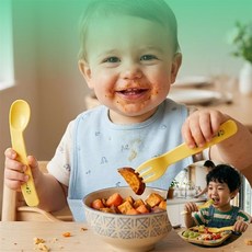 벨린 옥수수 아기 스푼포크 아이포크