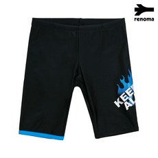 레노마수영복 남아 언밸런스 컬러가 유니크한 컬러포인트 4부 수영복