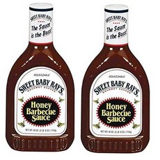 스위트 베이비 레이스 바비큐 소스 (40 온스 2개 팩) Sweet Baby Ray's Barbecue Sauce (40 Ounce 2 Pack), 1개, 1.13kg