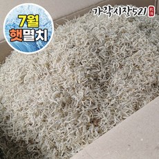 [가락시장521] 볶음용 국산 햇 지리멸치 (7월 첫출하) 최상급 잔멸치 세멸치, 500g, 1개