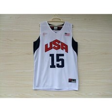 NBA 미국 드림팀 15번 카멜로 카이암 앤서니 유니폼 농구 상의