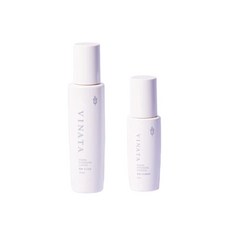 VINATA 密集亮白雙重奏組合 醇萃活膚精華液50ml+乳液100ml, 1個, 密集美白1+1組合,(密集美白精華液50ml)+(密集美白乳