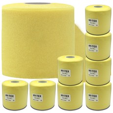 VOLAR 언더랩 스폰지 테이핑 테이프 8개입, 옐로우, 1세트